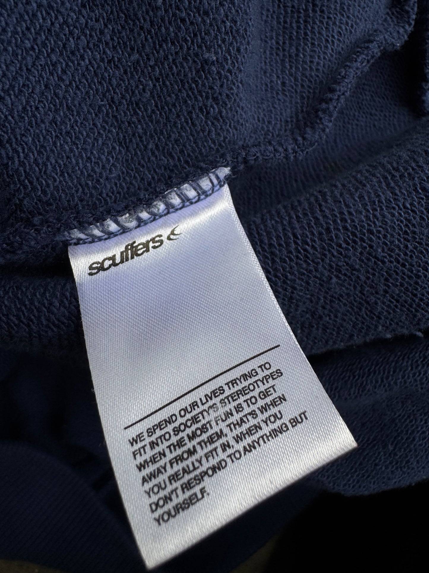 ✱ SCUFFERS HOODIE BLUE BOX FIT OG ✱