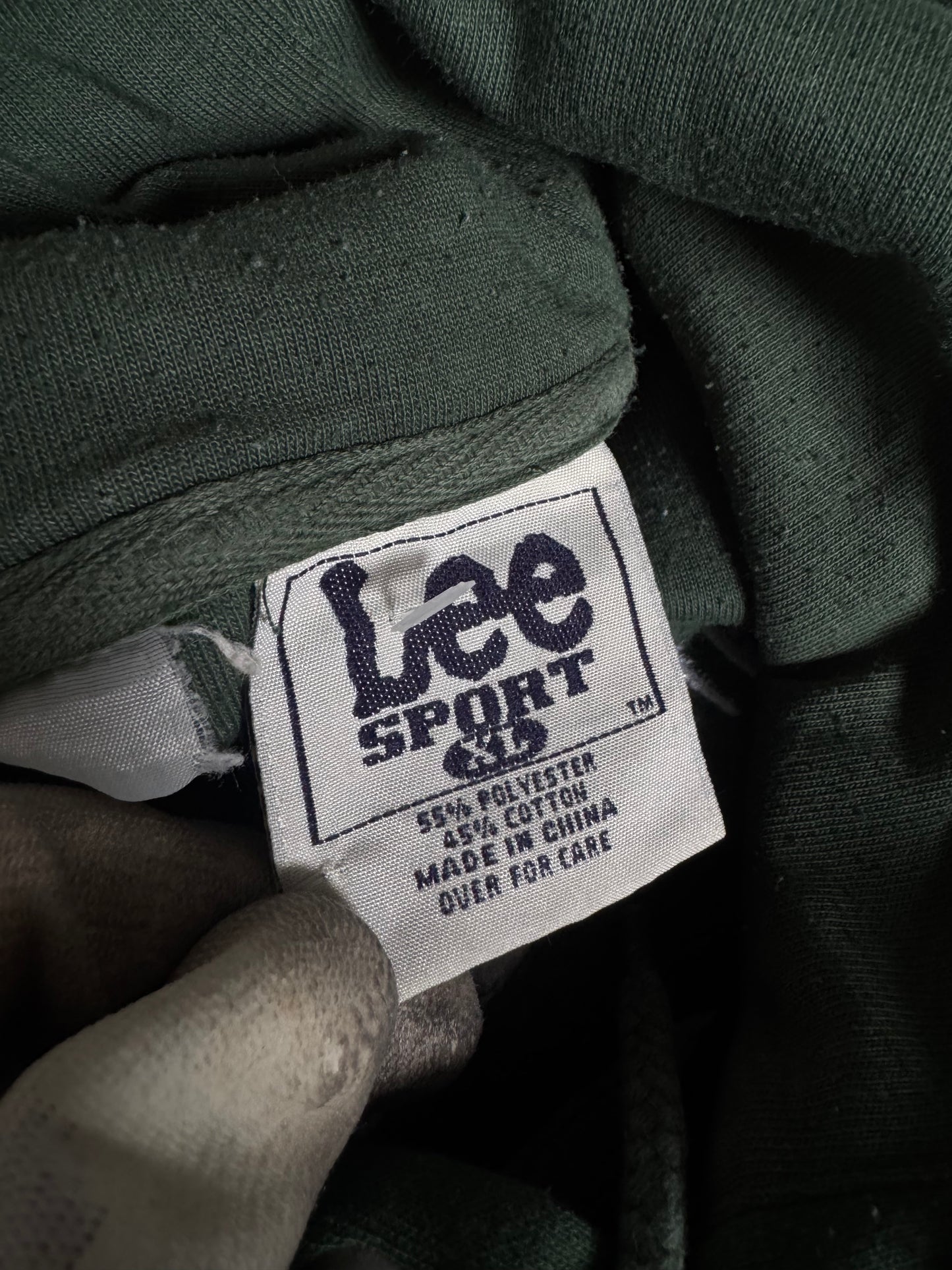 ✱ HOODIE NEW YORK JETS LEE SPORTS OG PIEZA VINTAGE DE LA NFL 90’S ✱