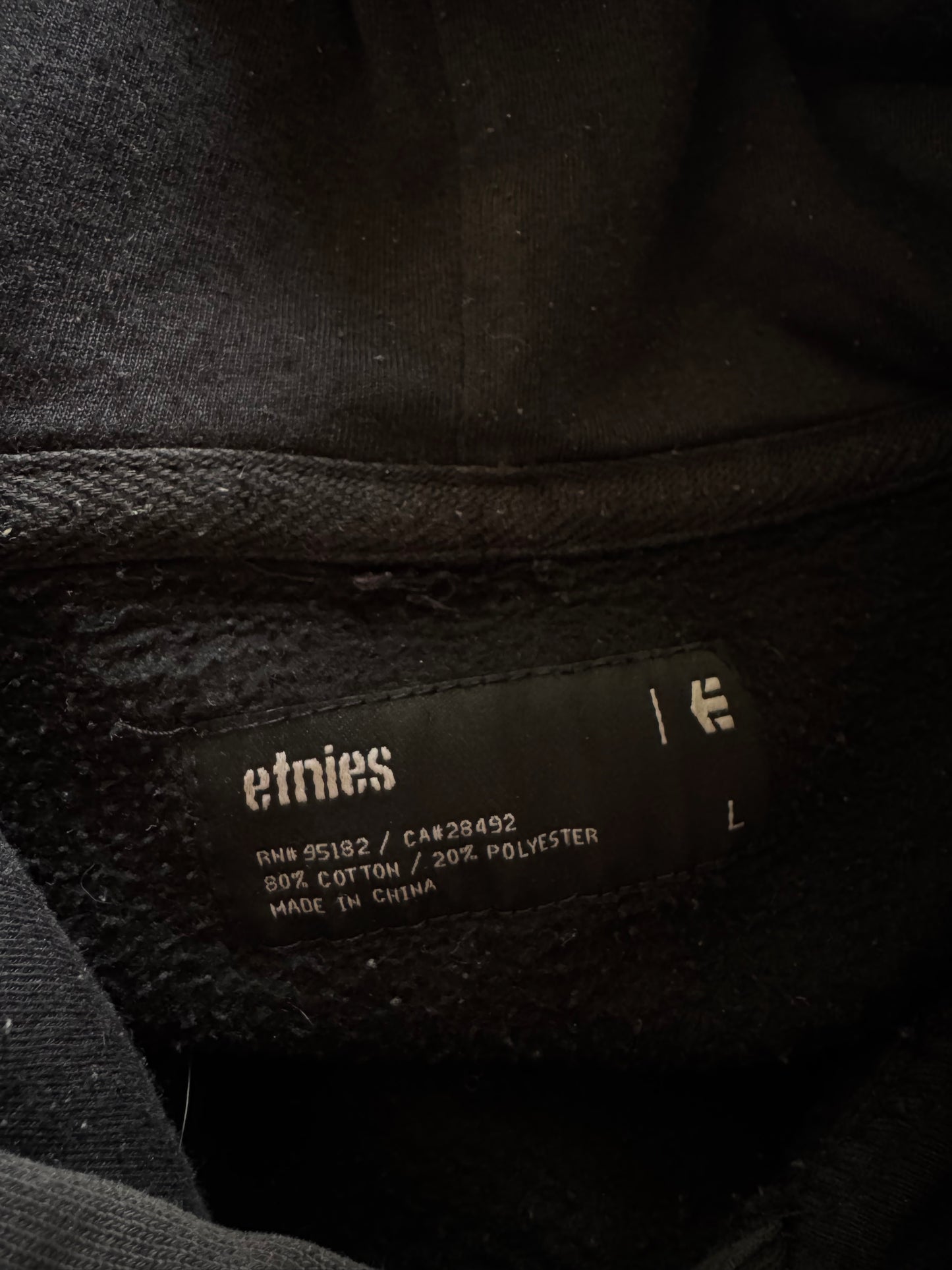 ✱ ETNIES HOODIE BOX LOGO SKATE FIT 2000’S OG ✱