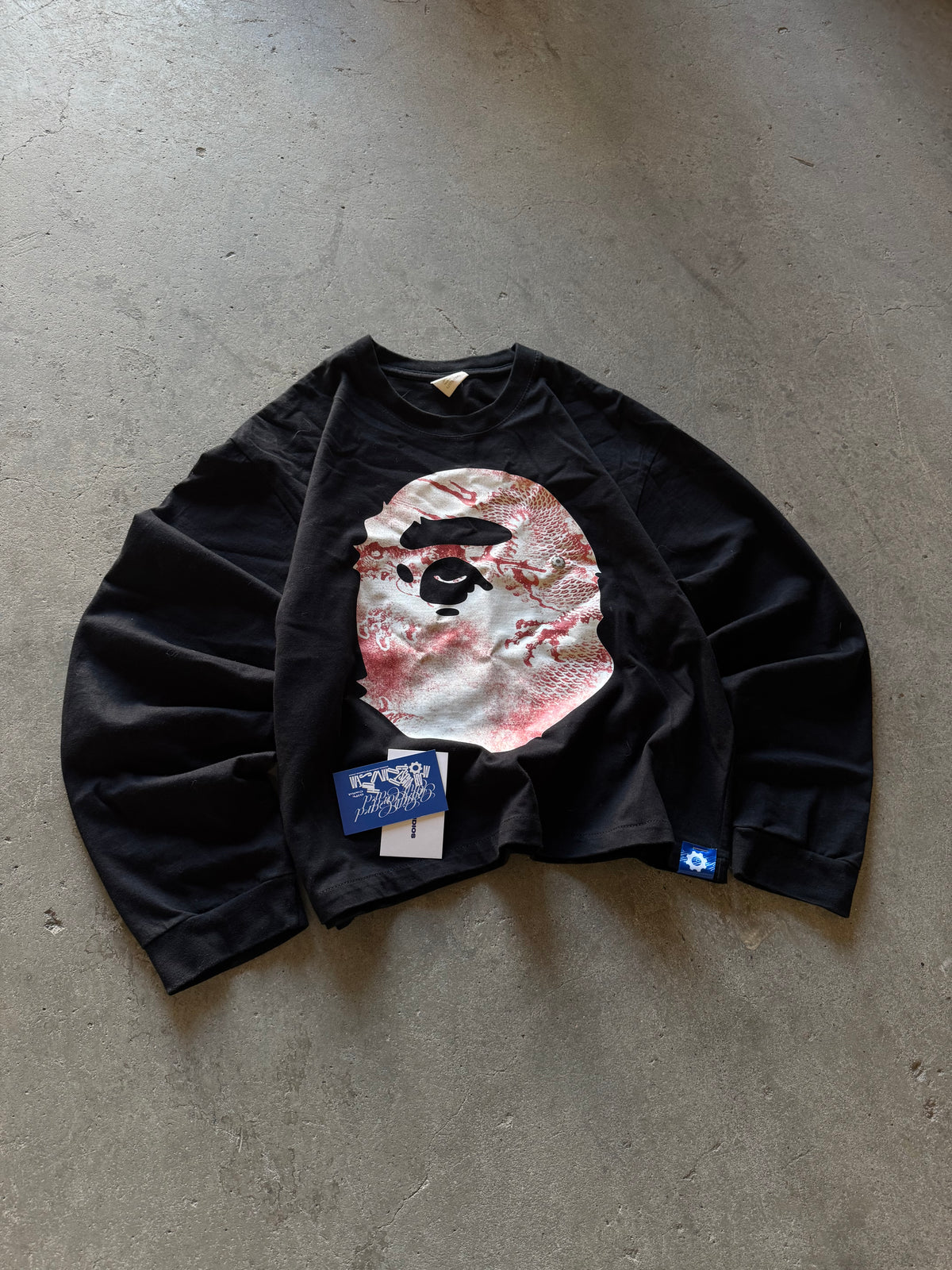 ✱ LONG SLEVEE ARCHIFXBAPE CUSTOM RED CAMO OG ✱