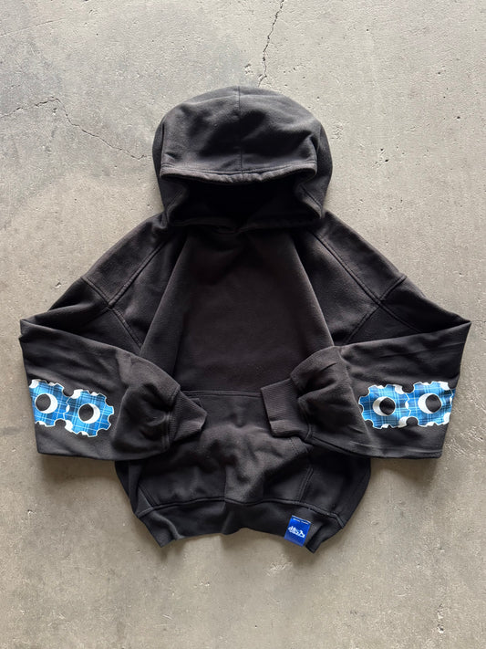 ✱ ARCHIF BOX LOGO HOODIE BOXI FIT COLOR BLACK CUSTOM OG ✱