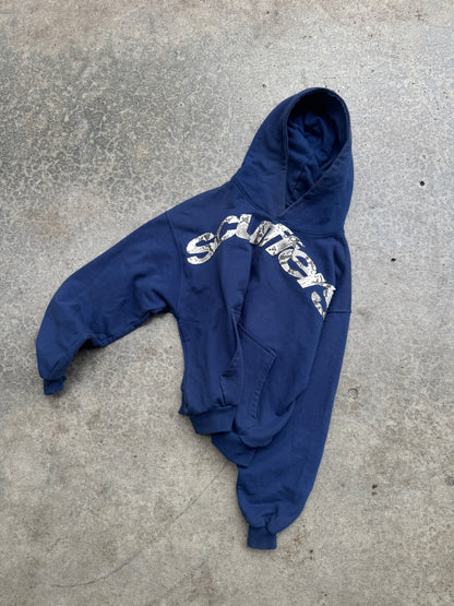 ✱ SCUFFERS HOODIE BLUE BOX FIT OG ✱