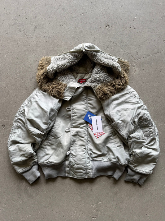 ✱ RARE ALPHA VINTAGE MILITAR N-2B BOMBER JACKET STYLE 2000’S OG ✱