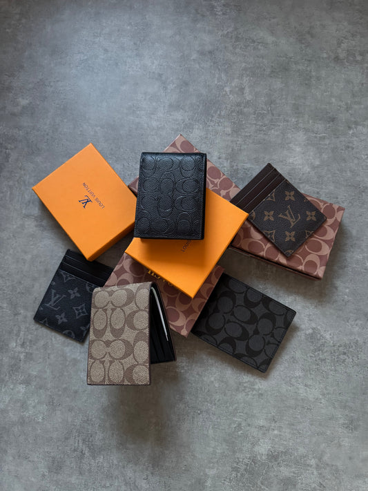 ✱ WALLETS COACH R892 & F66551 & LOUIS VUITTON CLASICAS EN CUERO ✱