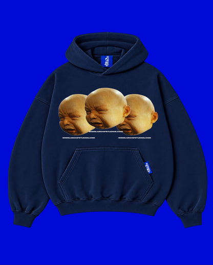 ✱ DOUBLE HOODIE WIDTH 
AZUL OSCURO ARCHIF3BB OG ✱