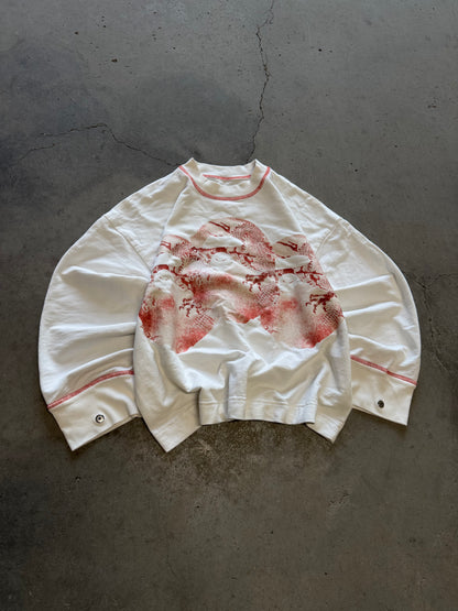 ✱ LONG SLEVEE TRIPLE WIDTH BOX LOGO BAPE RED CAMO 1&1 OG ✱