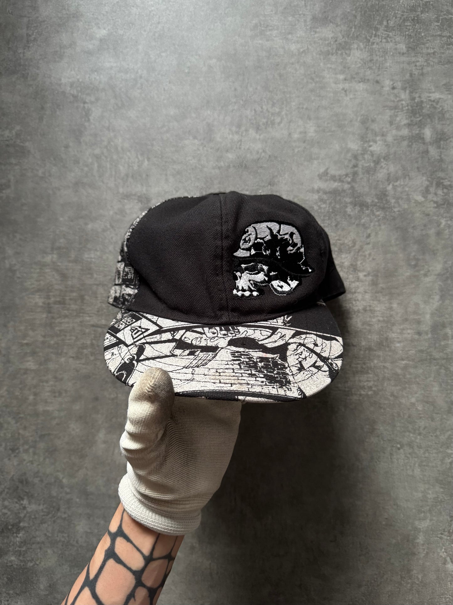 ✱ CAPS JAM & NEW ERA METAL MULISHA  90’S BOX LOGO REDSKULL PIEZA OG ✱