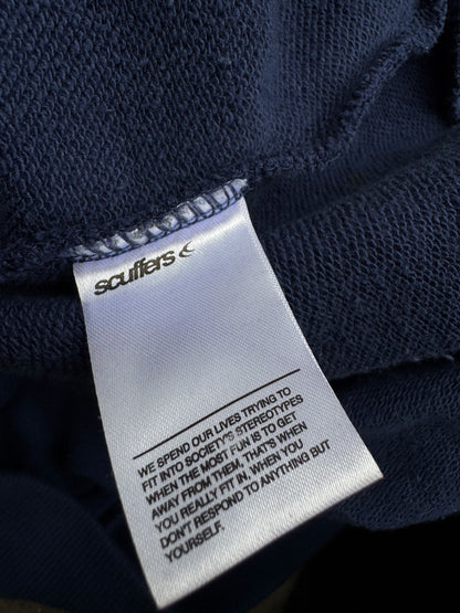 ✱ SCUFFERS HOODIE BLUE BOX FIT OG ✱