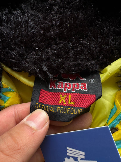 ✱ KAPPA VINTAGE YELLOW PUFFER JACKET BOX LOGO 2000’S OG ✱