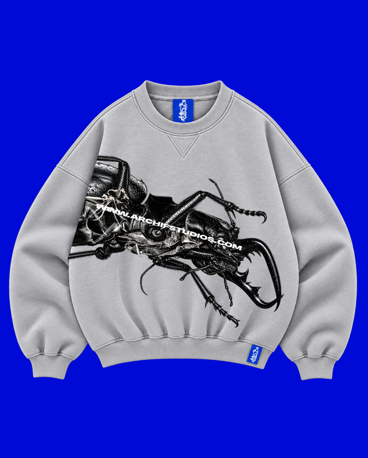 ✱ CREWNECK DOUBLE WIDTH 
GRIS MEZZANINE OG ✱