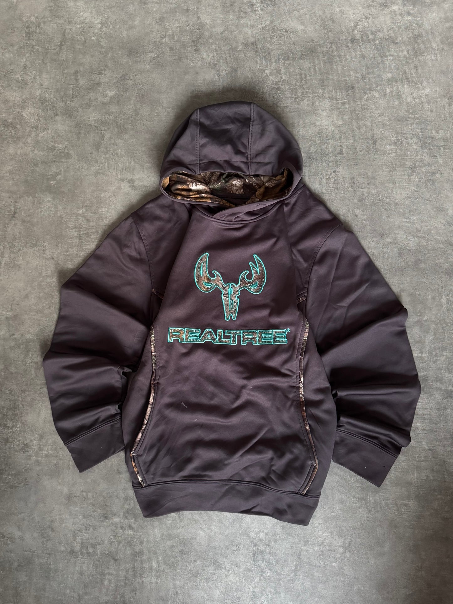 ✱ HOODIE REALTREE RARE VINTAGE BOX LOGO 2000’S OG ✱