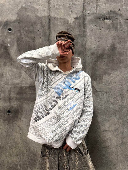 ✱ ZIPPER BILLOBONG 2000’S BOX LOGOS OUT IN ONVERSIZE OG ✱