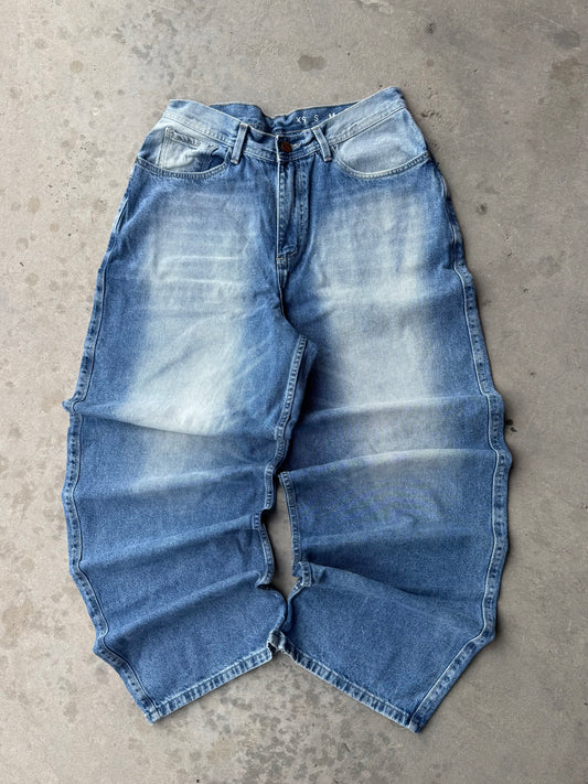 ✱ VINTAGE BARREL Y2K EN MEZCLILLA AZUL OG ✱
