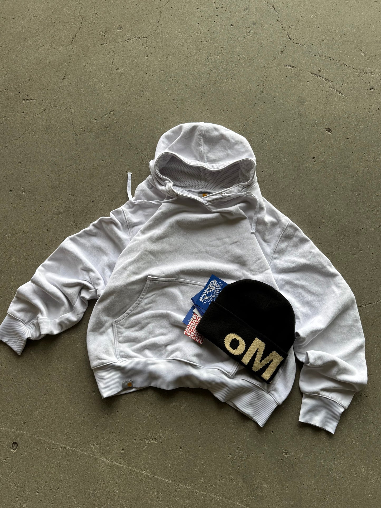 ✱ HOODIE WHITE OUT CARHARTT 2000’S OG ✱