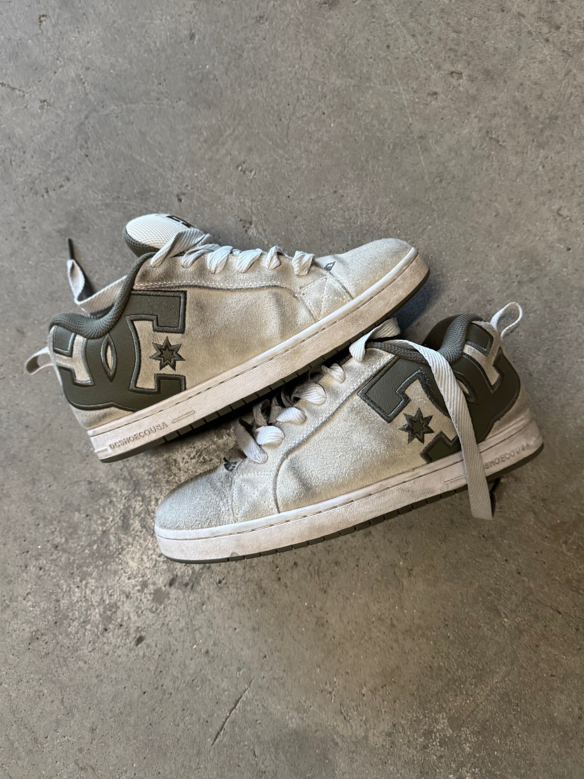 ✱ DC SHOES CHUNKY COURT GRAFFIK COLOR WHITE OG ✱