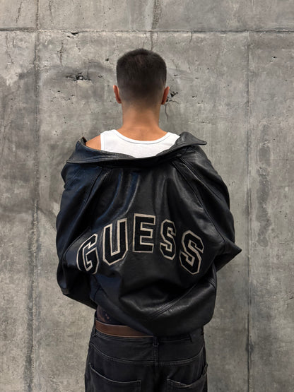 ✱ GUESS 1988 MADE IN USA LEATHER BOX LOGO VINTAGE OG ✱