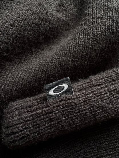 ✱ BEANIE OAKLEY BOX LOGO BLACK VINTAGE OG ✱