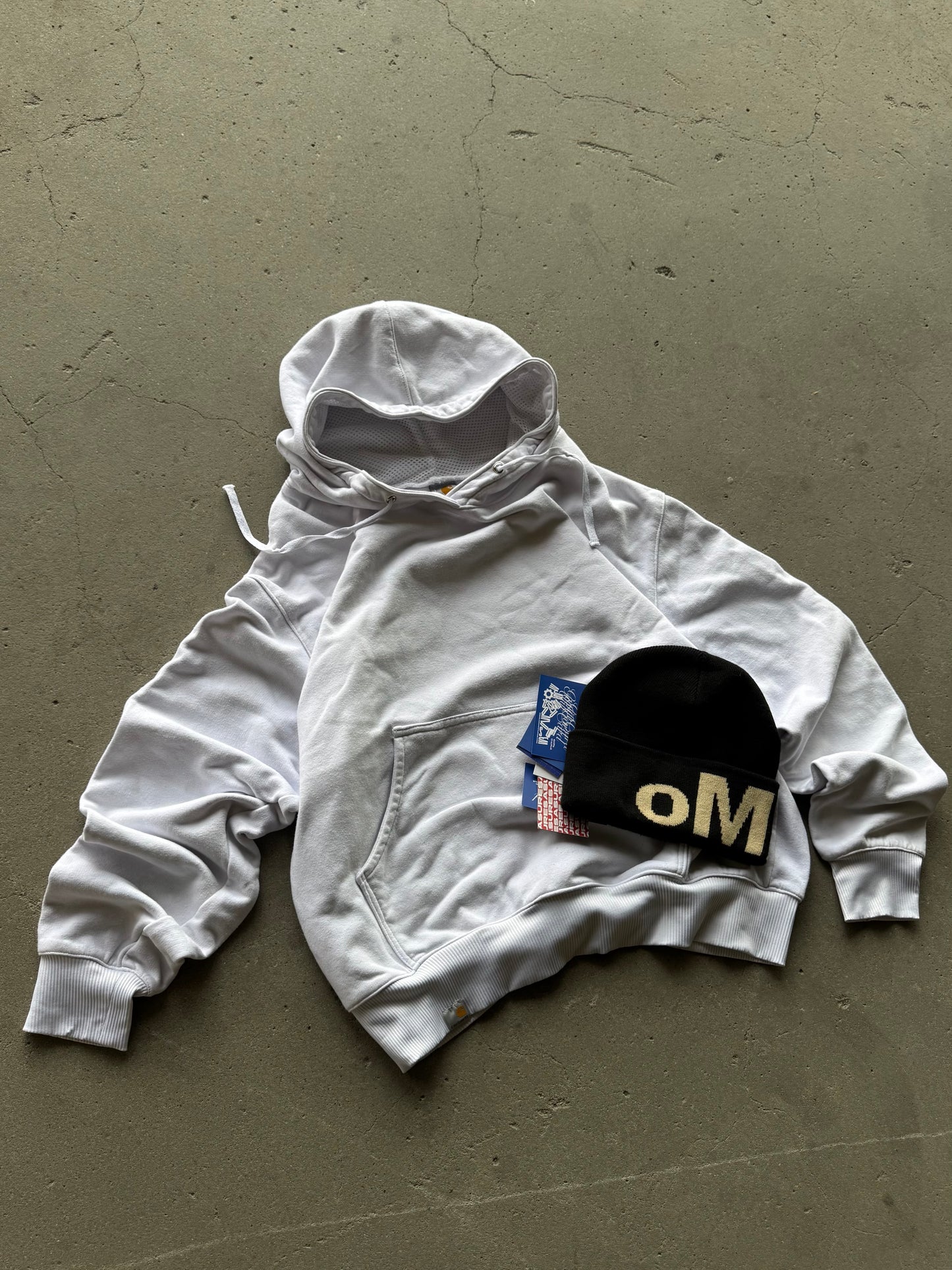 ✱ HOODIE WHITE OUT CARHARTT 2000’S OG ✱