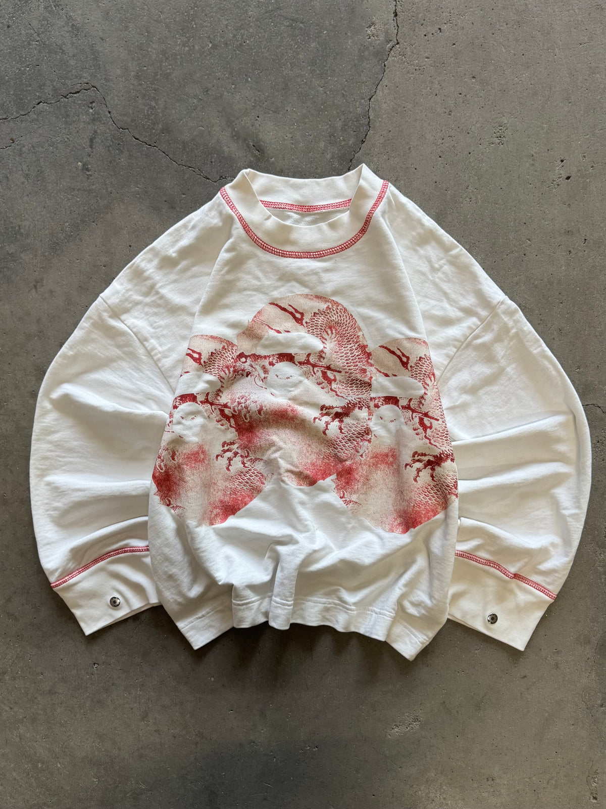 ✱ LONG SLEVEE TRIPLE WIDTH BOX LOGO BAPE RED CAMO 1&1 OG ✱