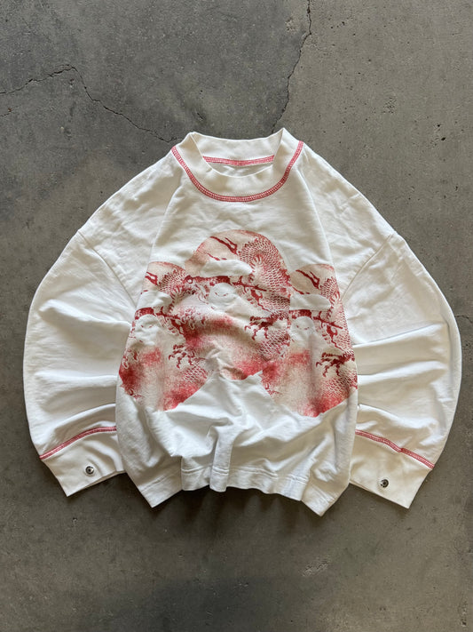✱ LONG SLEVEE TRIPLE WIDTH BOX LOGO BAPE RED CAMO 1&1 OG ✱