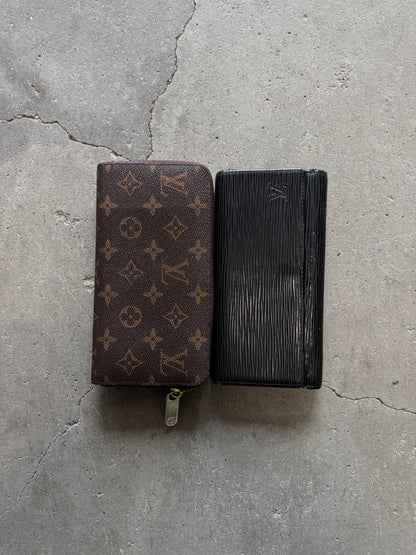 ✱ DUO LV WALLETS MONOGRAM ELEGANT & BRAZZA U.S LEATHER OG ✱