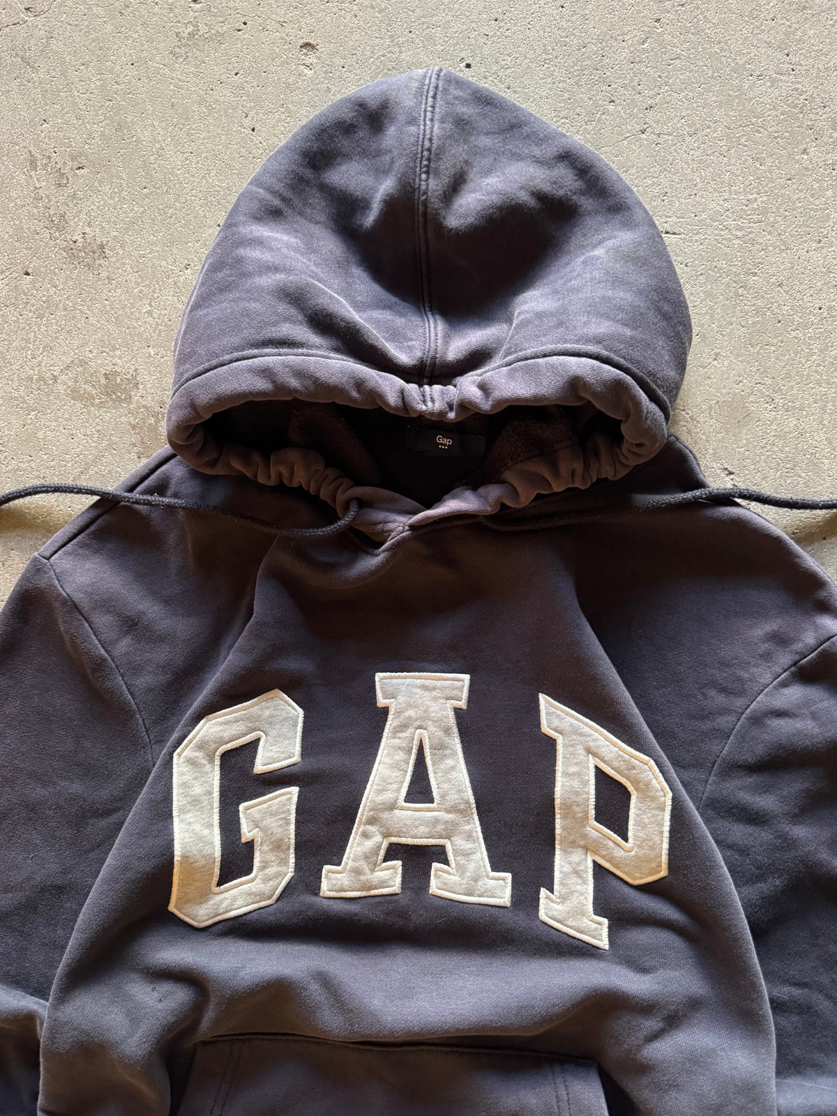 ✱ HOODIE GAP BOX LOGO 2000’S COLOR AZUL OSCURO OG