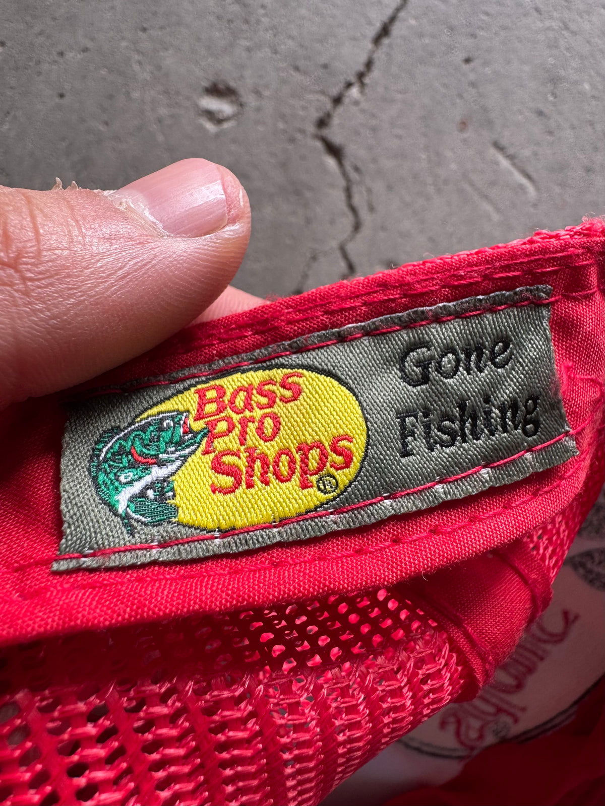 ✱ HAT BASS PRO SHOPS RED EMBROIDERED OG ✱