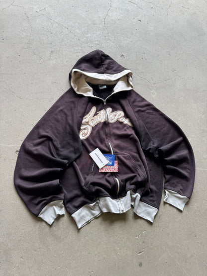 ✱ SOUTHPOLE MADE IN USA ZIPPER BOX LOGO VINTAGE 1&1 OG ✱