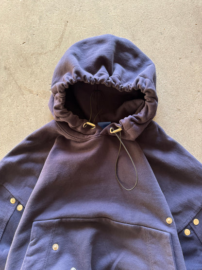 ✱ ARCHIF BAT HOODIE 1&1 DOUBLE WIDTH AZUL OSCURO OG ✱