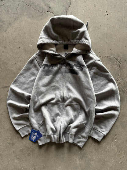 ✱ VINTAGE OAKLEY FULL ZIP HOODIE GRIS BOX LOGO OG ✱