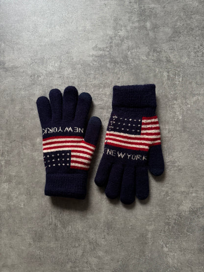 ✱ BEANIE & GUANTES NEW YORK U.S 2000’S OG ✱