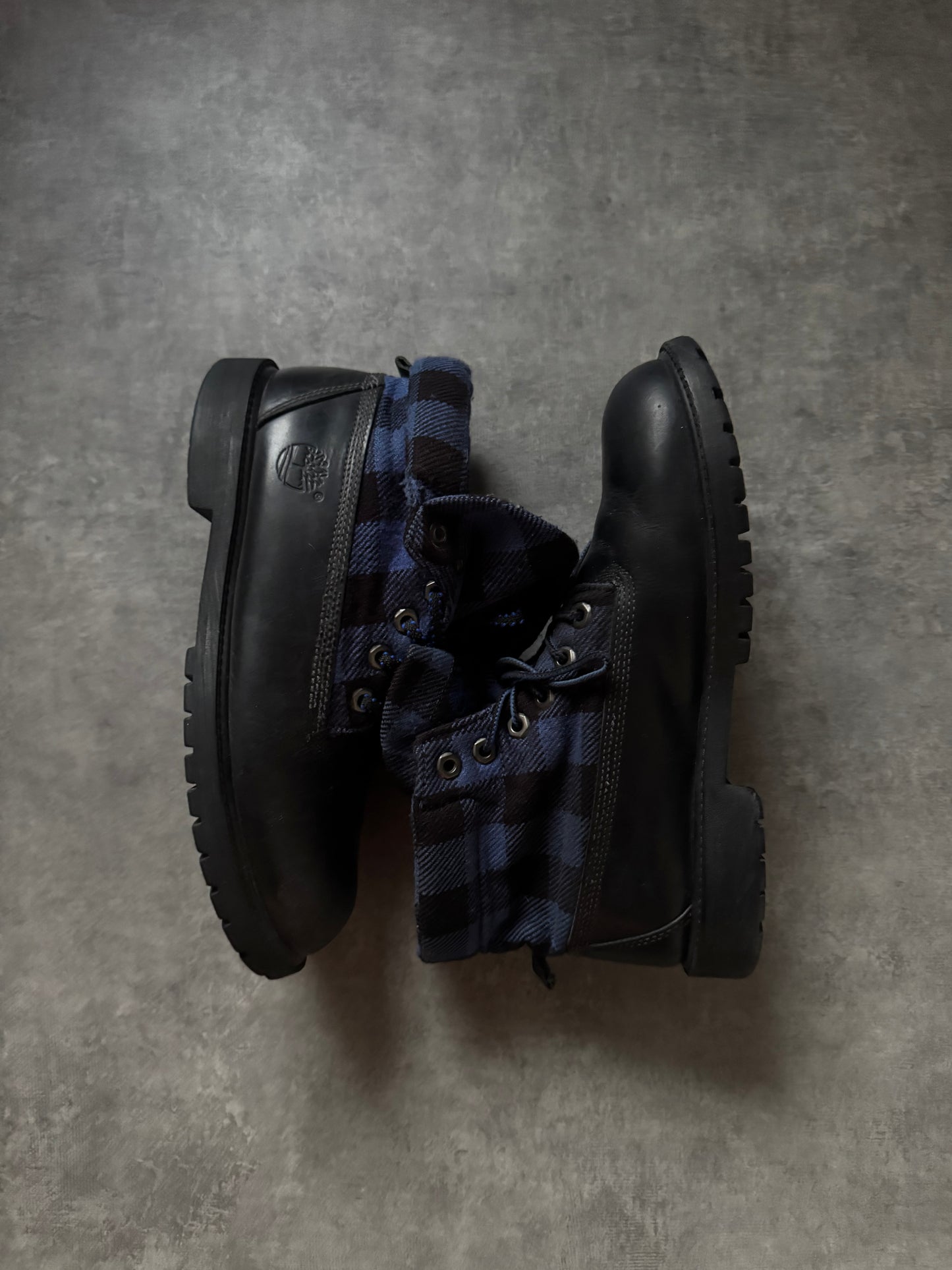 ✱ RARE TIMBERLAND BOOTS CATERPILLAR LEÑADOR BLUE OF BLACK OG ✱