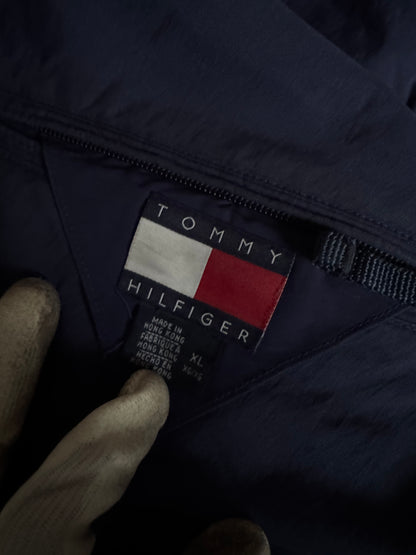 ✱ TOMMY HILFIGER BOMBER JACKET BIG LOGO 90’S DOBLE FAZ OG ✱
