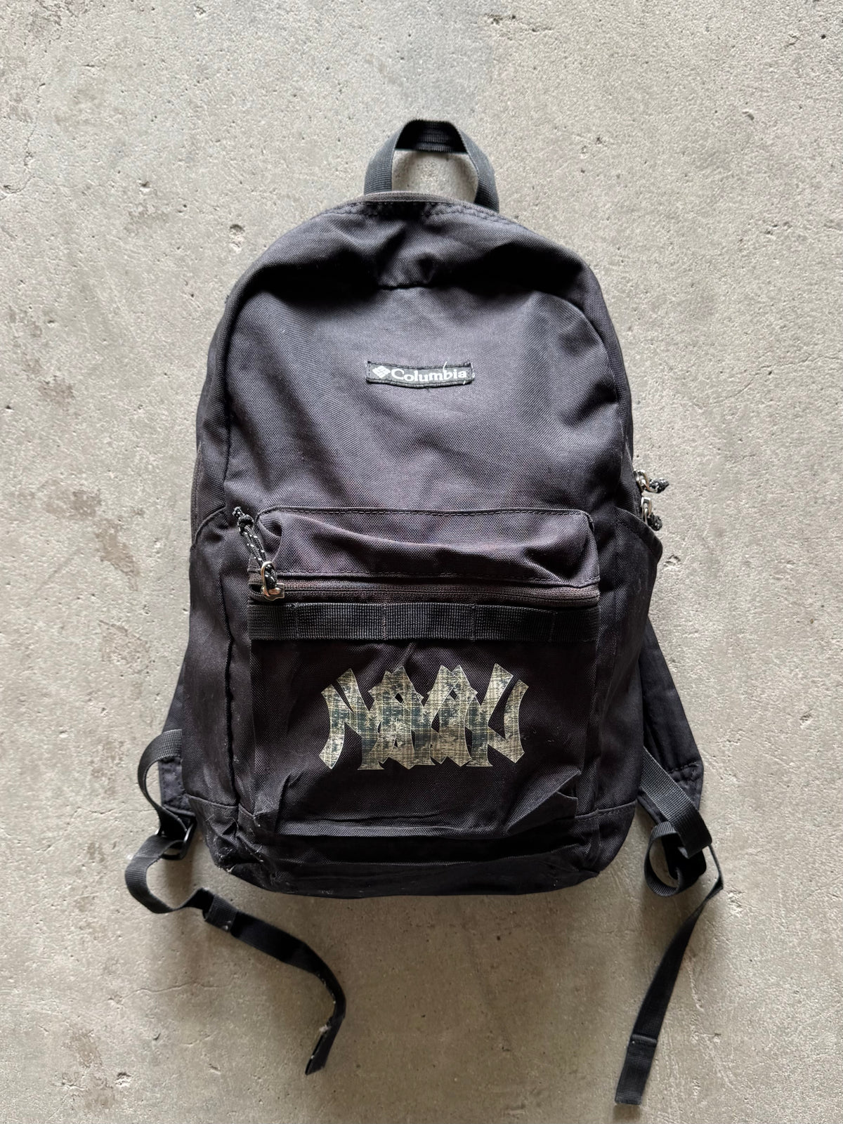 ✱ BACKPACK COLUMBIA BLACK CUSTOM NY3 PLAID CAMO OG ✱