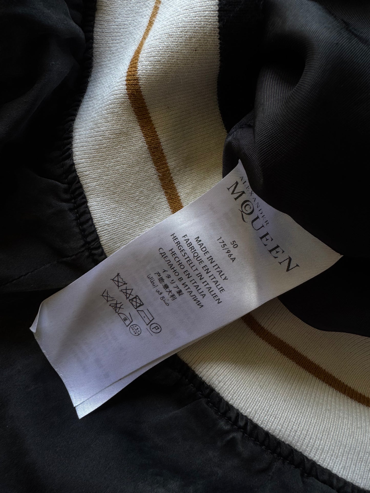 ✱ ALEXANDER MCQUEEN SILK SKULL 17SS EMBROIDERED BOMBER JACKET OG ✱