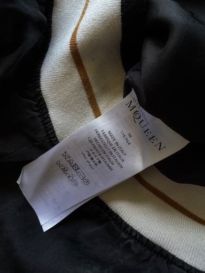 ✱ ALEXANDER MCQUEEN SILK SKULL 17SS EMBROIDERED BOMBER JACKET OG ✱
