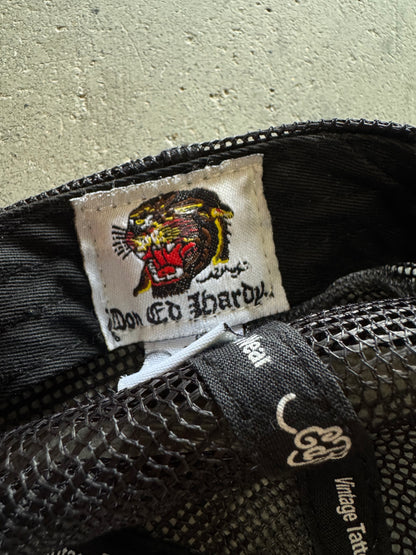 ✱ ED HARDY HAT HARDY BOX LOGO TIGER 2000’S OG ✱