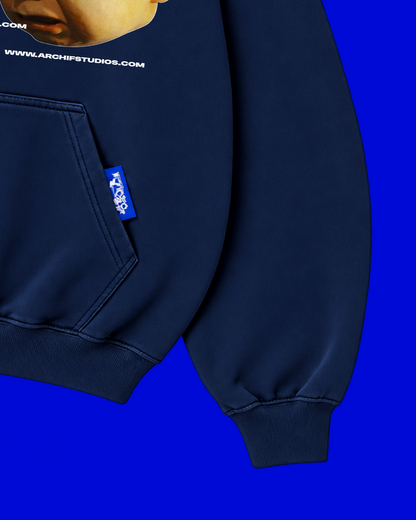 ✱ DOUBLE HOODIE WIDTH 
AZUL OSCURO ARCHIF3BB OG ✱