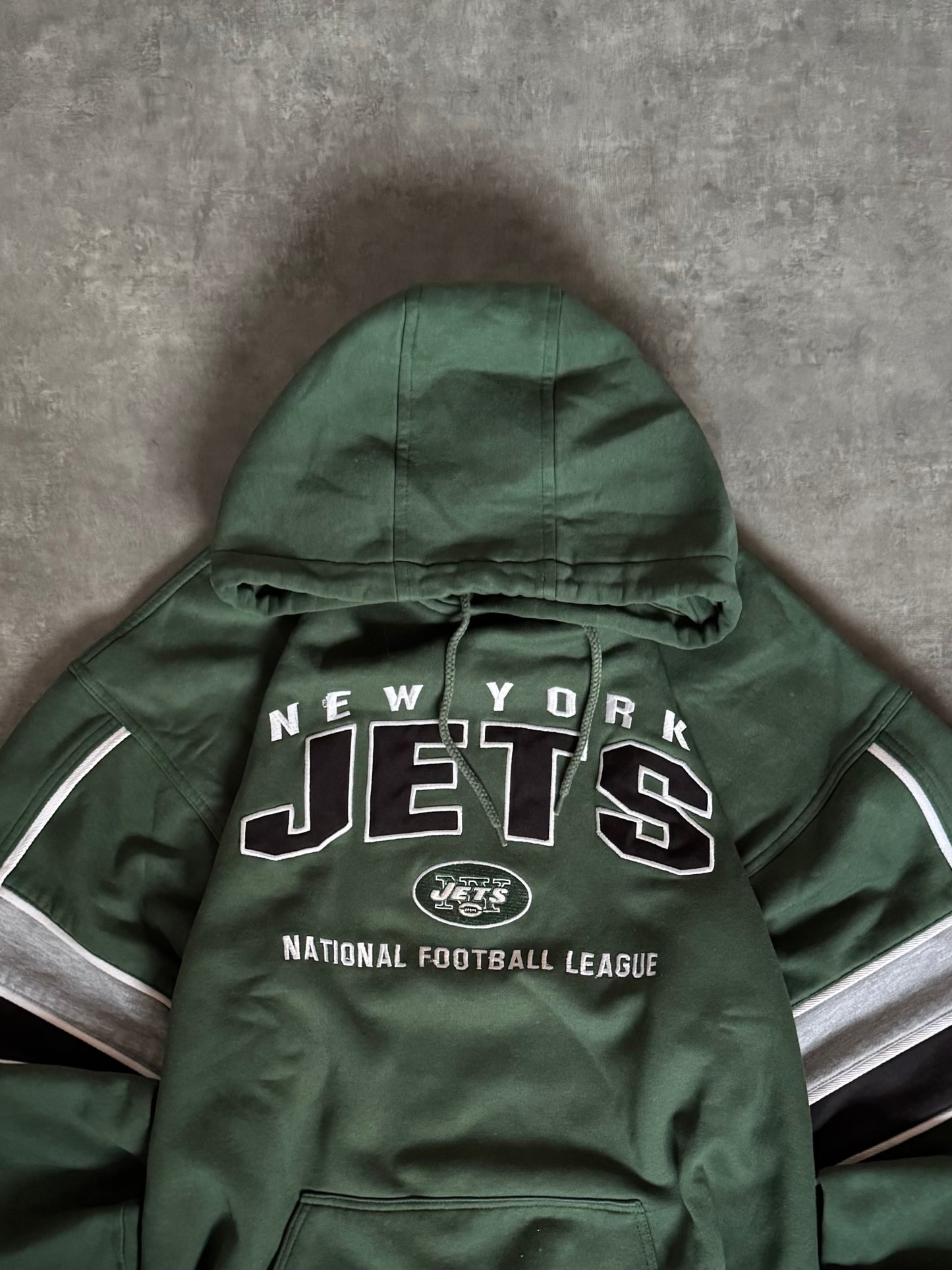 ✱ HOODIE NEW YORK JETS LEE SPORTS OG PIEZA VINTAGE DE LA NFL 90’S ✱