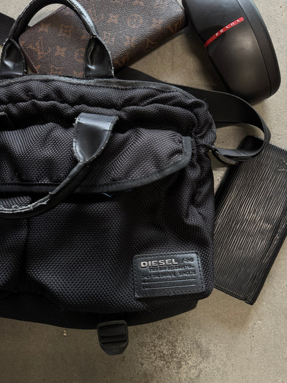 ✱ DIÉSEL HELMET VINTAGE BAG TACTIC F-CLÓSE BRIEFCASE OG ✱