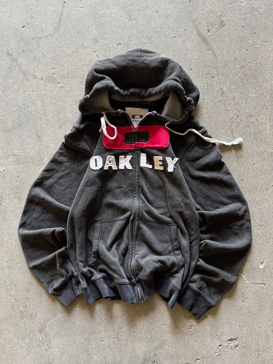 ✱ OAKLEY BOX LOGO VINTAGE ZIPPER BLACK OG ✱