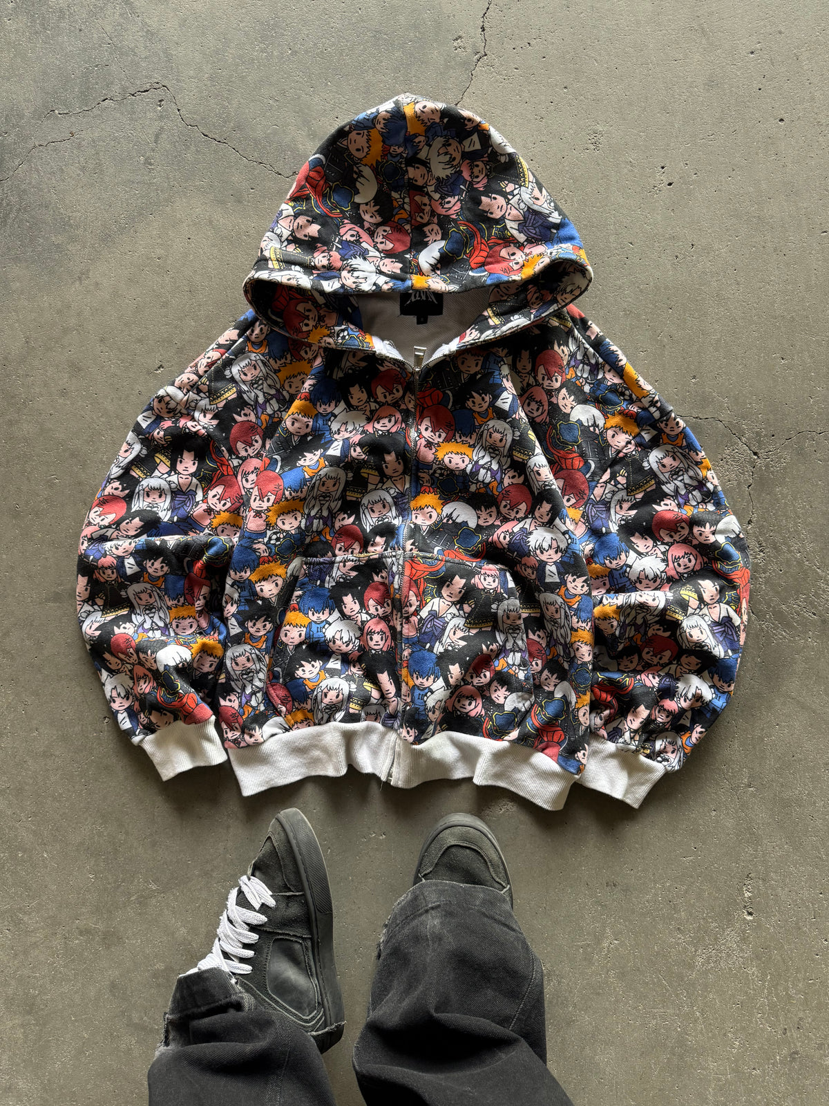 ✱ HOODIE FULL-ZIP ALL OVER PRINT ANIMOJI OG ✱