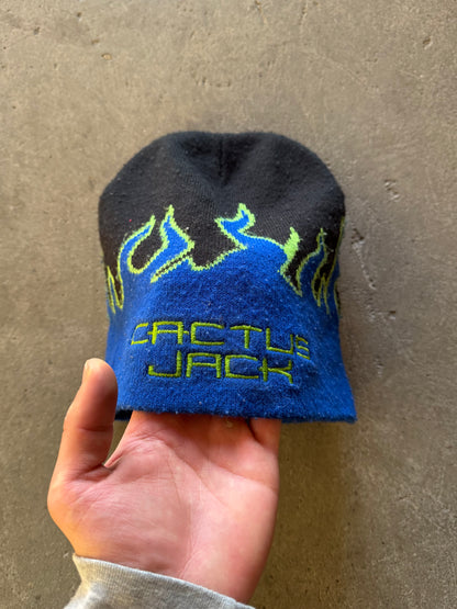 ✱ BEANIE CACTUS JACK FIRE BLUE AND BLACK ✱