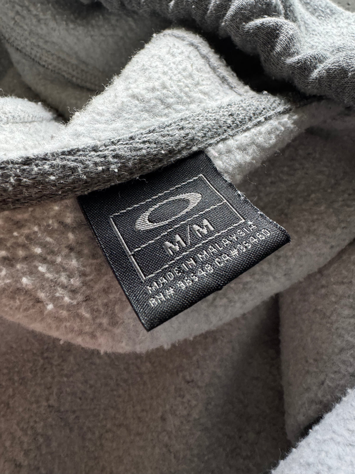 ✱ VINTAGE OAKLEY FULL ZIP HOODIE GRIS BOX LOGO OG ✱