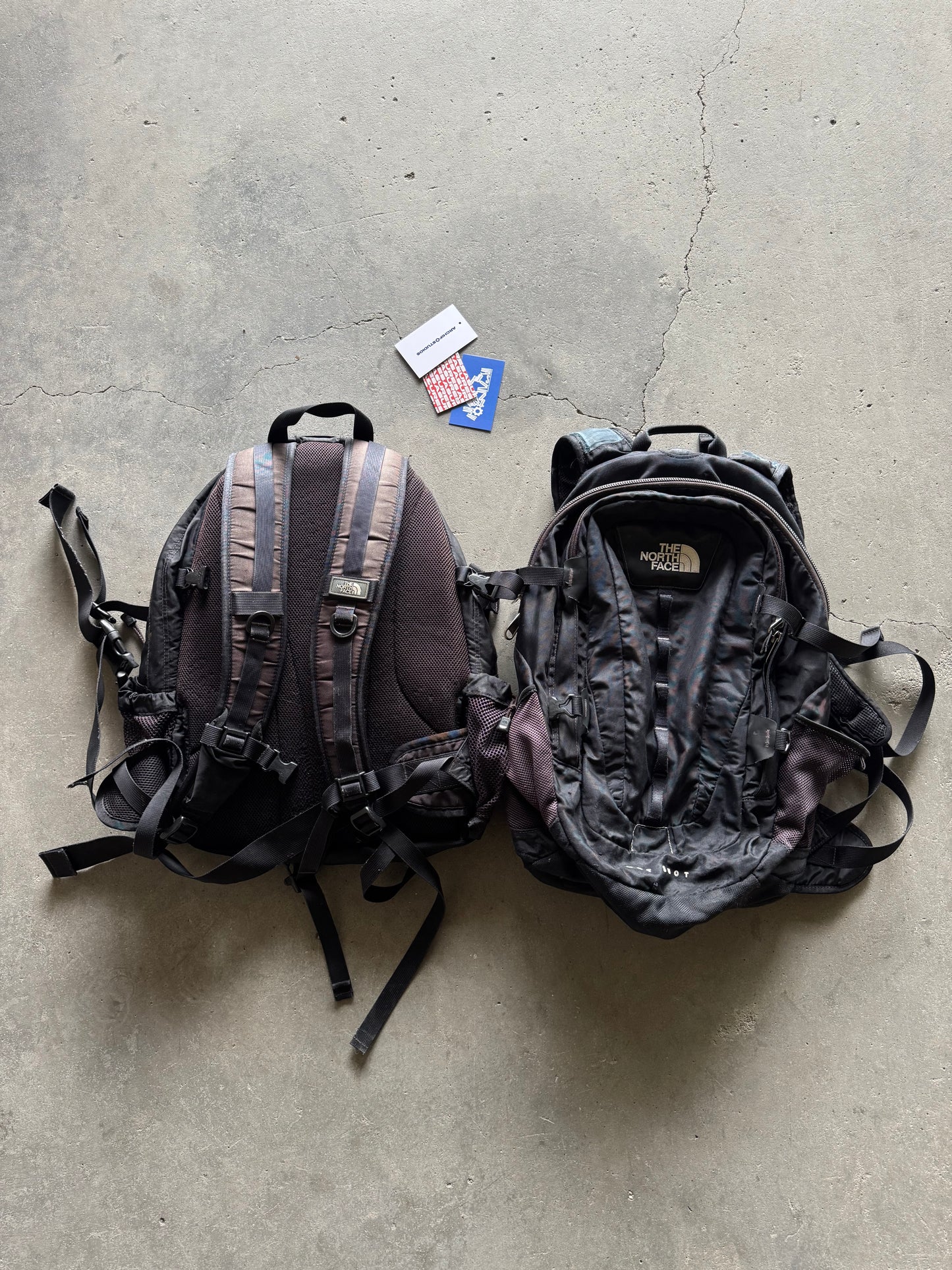 ✱ THE NORTH FACE BACKPACK HOT SHOT BLACK VINTAGE OG ✱