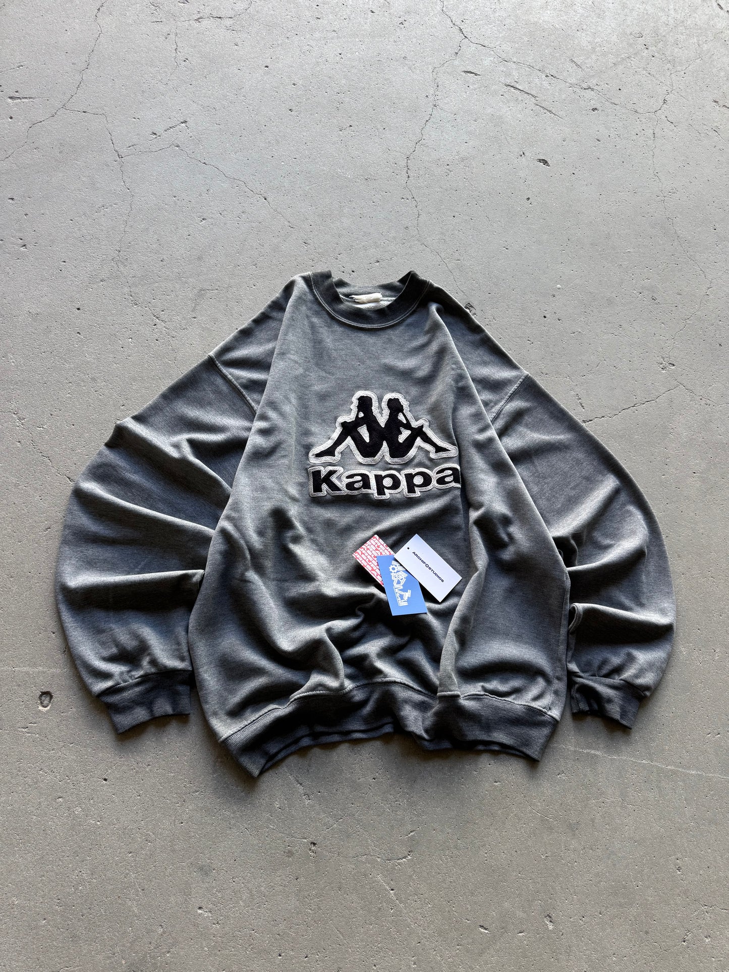 ✱ VINTAGE KAPPA BOX LOGO 90’S SWEATSHIRT GROSSE OG ✱