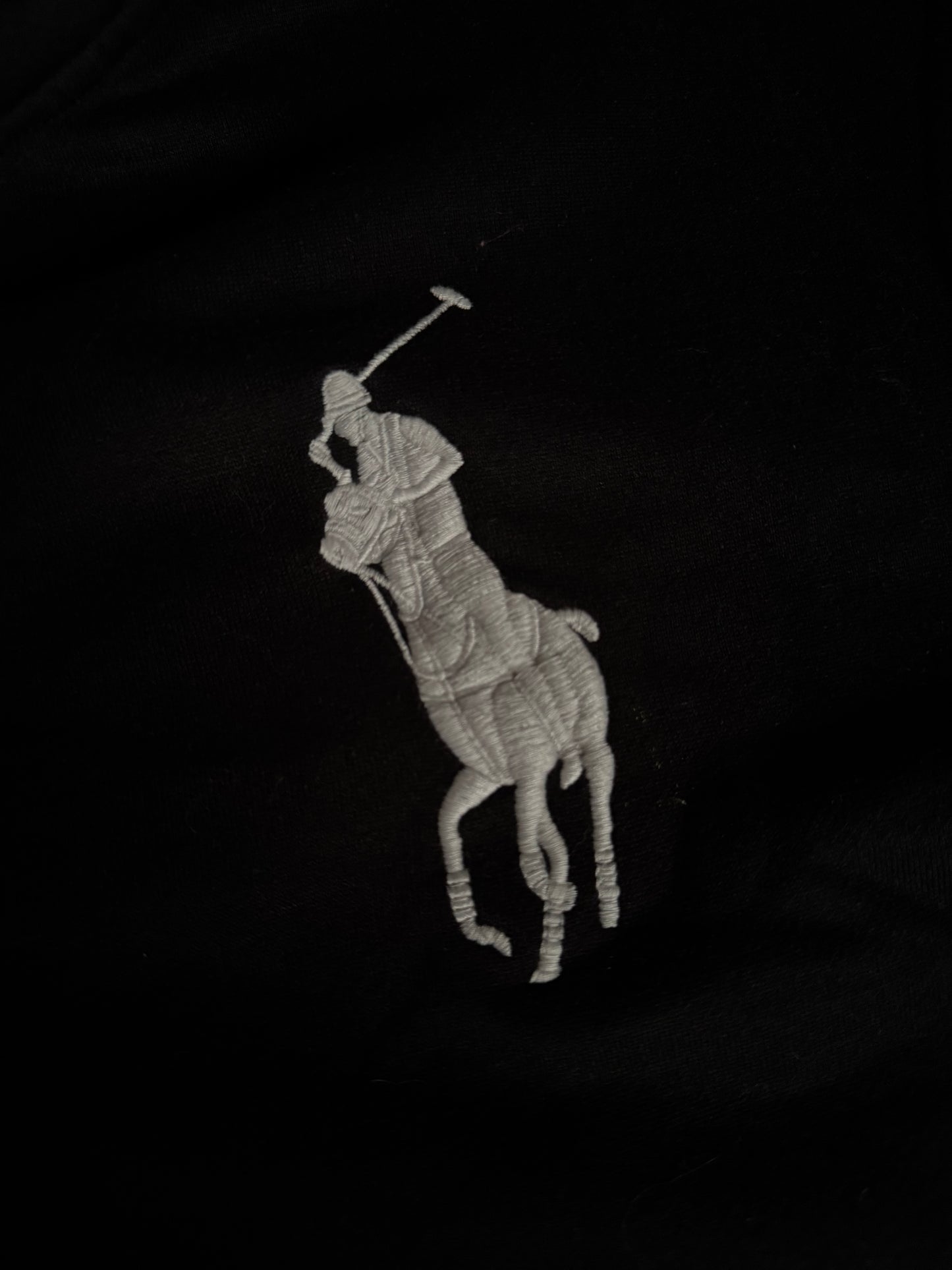 ✱ POLO RALPH LAUREN BIG PONY USA 3 ZIPPER BLACK 90’S OG  ✱