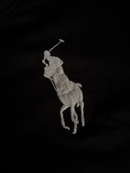 ✱ POLO RALPH LAUREN BIG PONY USA 3 ZIPPER BLACK 90’S OG  ✱