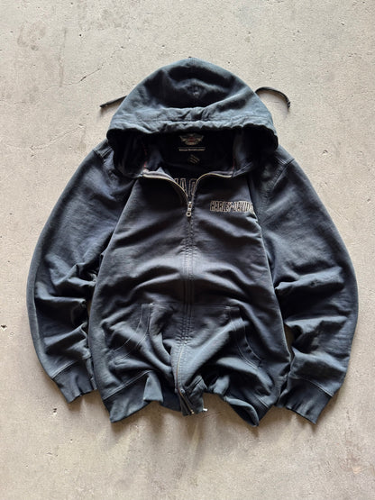 ✱ HARLEY DAVIDSON VINTAGE FULL ZIPPER BOX LOGO OG ✱