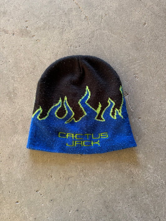 ✱ BEANIE CACTUS JACK FIRE BLUE AND BLACK ✱